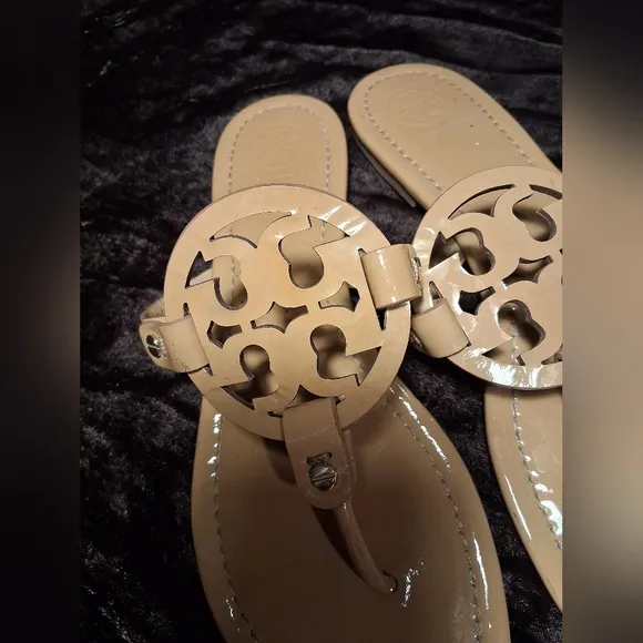 Tory Burch Miller Tan Sandals US 10