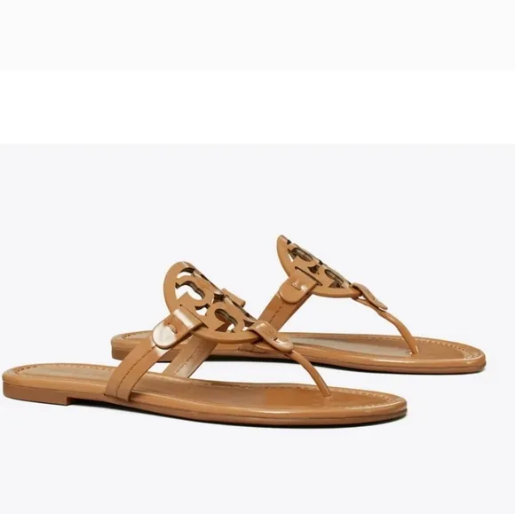 Tory Burch Miller Tan Sandals US 10