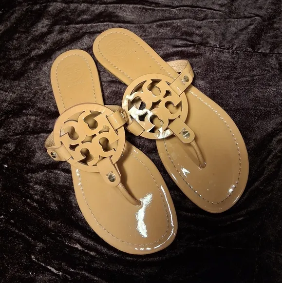 Tory Burch Miller Tan Sandals US 10