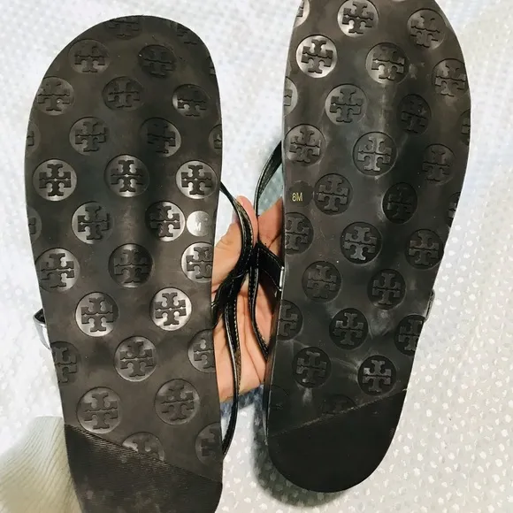 Tory Burch silver sandals