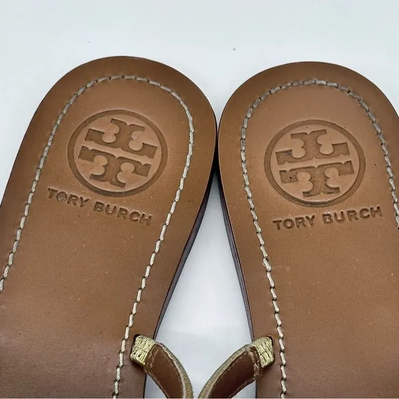 Tory Burch Staffino Sandals. Size 8.5