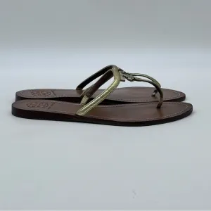 Tory Burch Staffino Sandals. Size 8.5