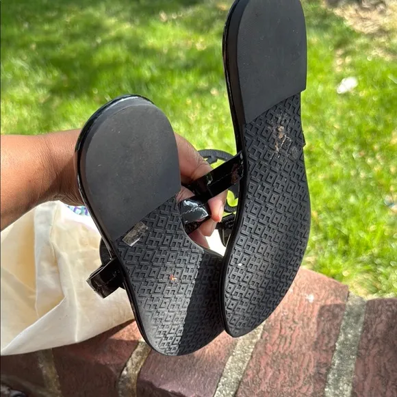 Tory Burch Women's Black Sandals size 8 1/2