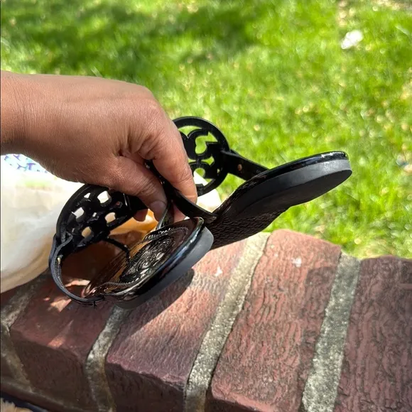 Tory Burch Women's Black Sandals size 8 1/2