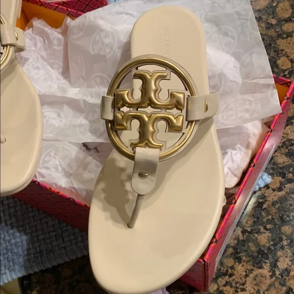 Tory Burch Women's Cream Sandals