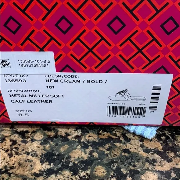 Tory Burch Women's Cream Sandals