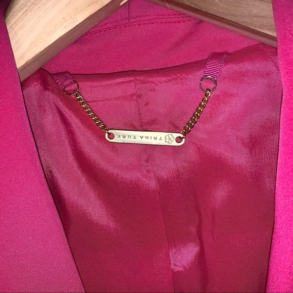 Trina Turk Hot Pink Blazer Size 0