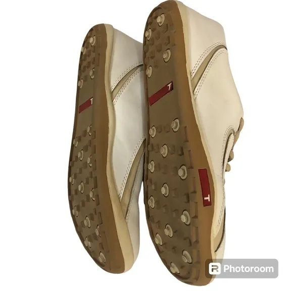 True Linkswear True Isis Women’s Leather Golf Shoes - White/Prosecco size 10