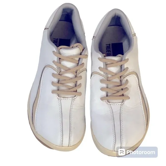 True Linkswear True Isis Women’s Leather Golf Shoes - White/Prosecco size 10