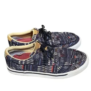 TWISTED X MEN'S MULTI ALLOVER PRINT KICK LACE-UP CAUSAL SHOE Size 9