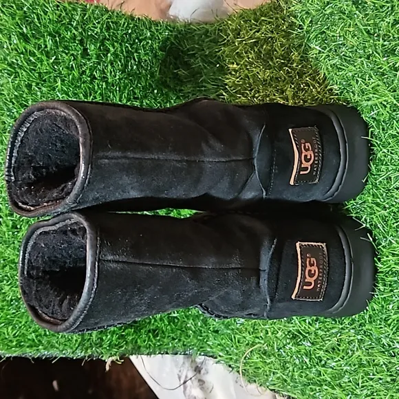 UGG Australia Michaela WATERPROOF Boots Black Size 5 WOMEN 1008027