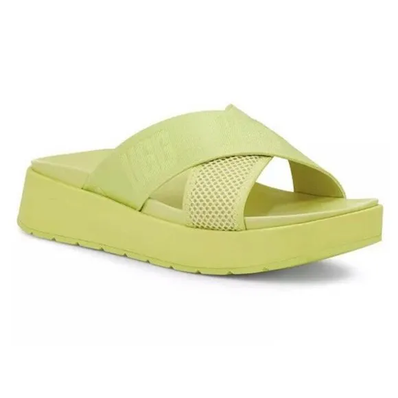 UGG EMILY MESH WOMEN’S SLIDES SANDALS 1119491 POLLEN YELLOW/ AUTHENTIC