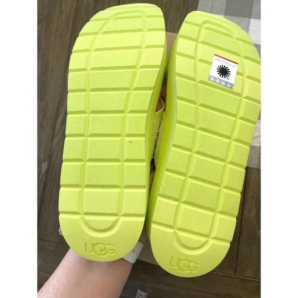 UGG EMILY MESH WOMEN’S SLIDES SANDALS 1119491 POLLEN YELLOW/ AUTHENTIC
