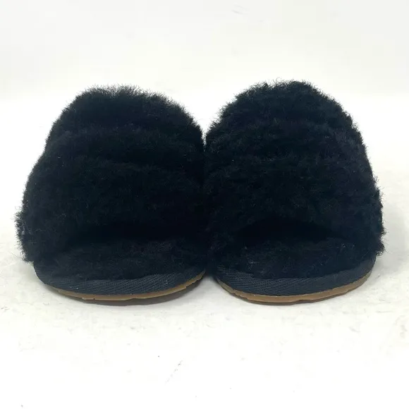UGG Fluff Yeah Sandal Black Toddler 2/3