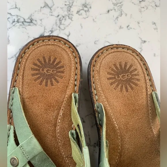 UGG leather woman’s Sandals size 7  NWOT