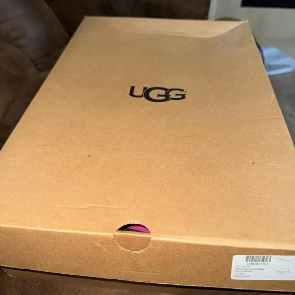UGG Pink and Black Boots Waterproof Tall