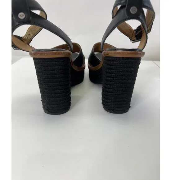 UGG Wedges Genuine Leather Size 7