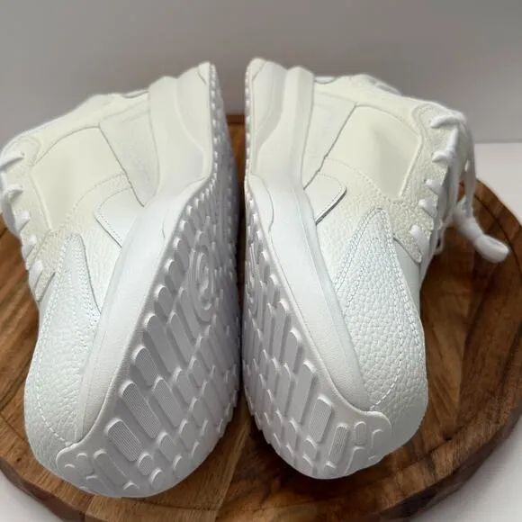 Under Armour Charged Edge Men's 14 Training Leather Wide Shoes 4E White Sneakers
