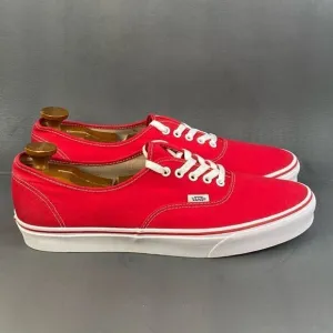 Vans Authentic 'Red' sneaker shoes mens size  13
