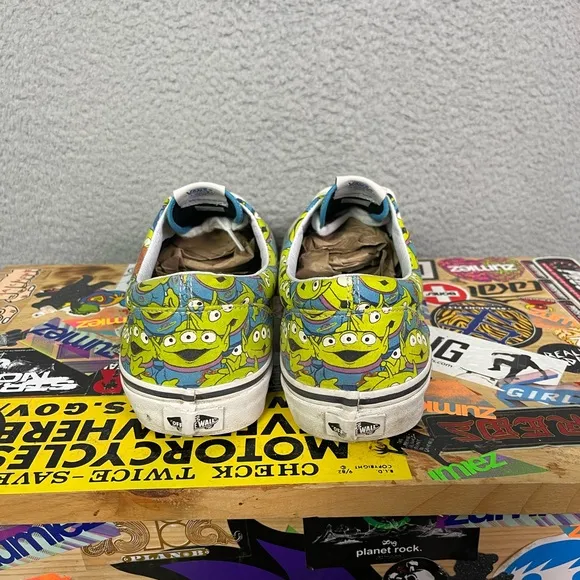 Vans Disney toy story alien shoes