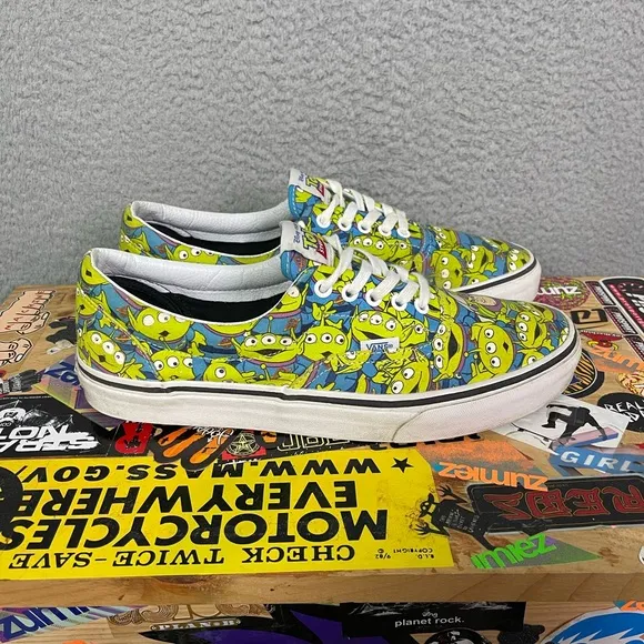 Vans Disney toy story alien shoes