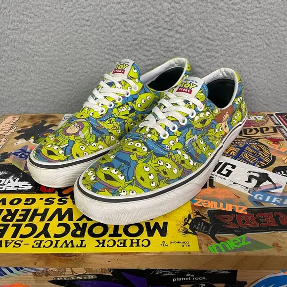 Vans Disney toy story alien shoes