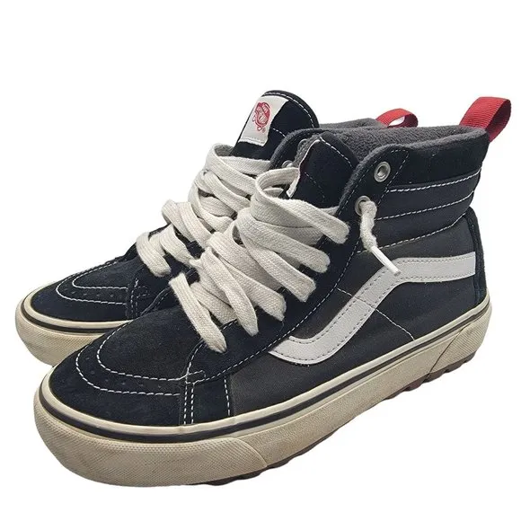 Vans Sk8 Hi MTE Mens Size 8 Black Shoes Primaloft Hiking Outdoors Camping