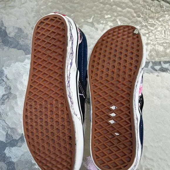 Vans Slip On Zap glow in the Dark trippy Skull skate shoe sneakers men’s 7.5/9 W