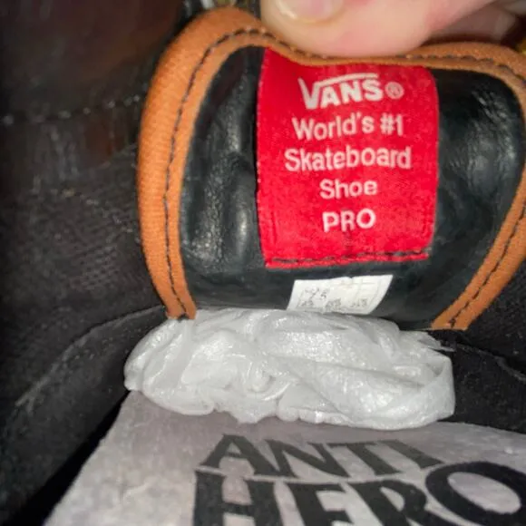 VANS x ANTI-HERO Cardiel Camel Old School Pro Skateboard Shoes Size M 7.5/W 9