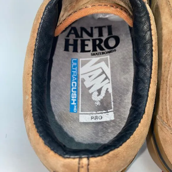 VANS x ANTI-HERO Cardiel Camel Old School Pro Skateboard Shoes Size M 7.5/W 9