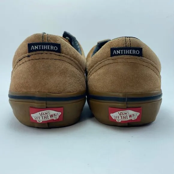 VANS x ANTI-HERO Cardiel Camel Old School Pro Skateboard Shoes Size M 7.5/W 9