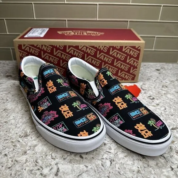 Vans Men's Market Classic Slip-On Skate Shoes