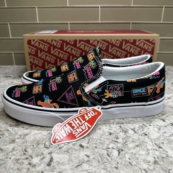 Vans Men's Market Classic Slip-On Skate Shoes