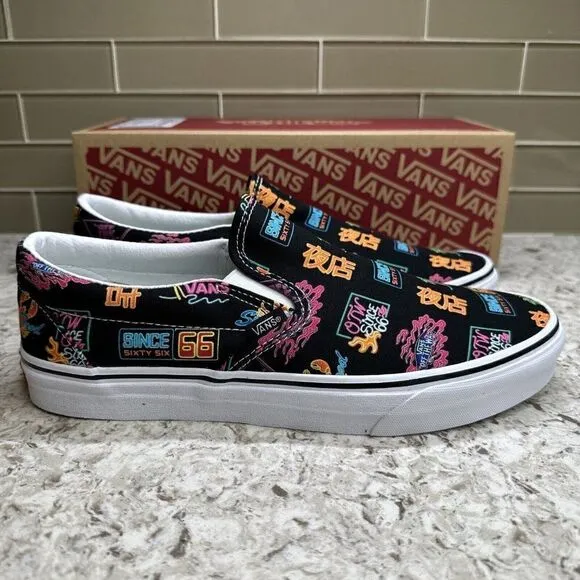 Vans Men's Market Classic Slip-On Skate Shoes