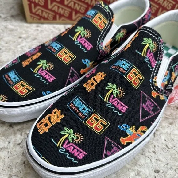 Vans Men's Market Classic Slip-On Skate Shoes