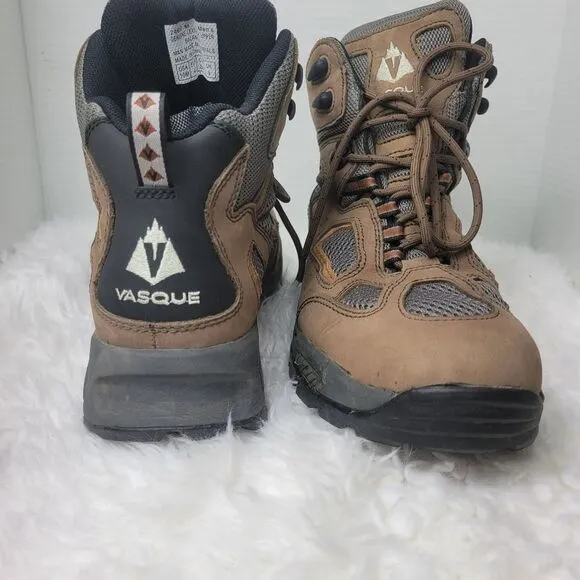 Vasque  Gore-tex Mens Boot Size 10 Vibram Sole Hiking Brown Suede Shoes
