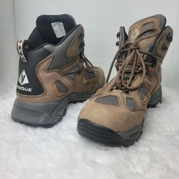 Vasque  Gore-tex Mens Boot Size 10 Vibram Sole Hiking Brown Suede Shoes