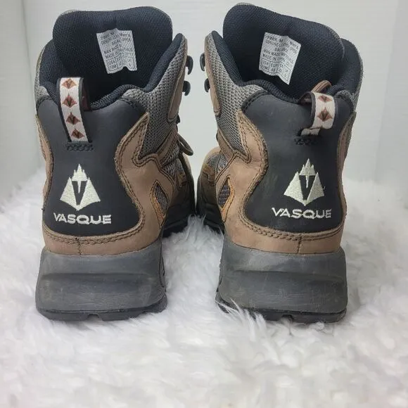 Vasque  Gore-tex Mens Boot Size 10 Vibram Sole Hiking Brown Suede Shoes