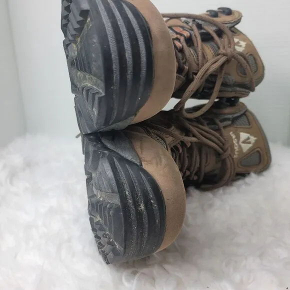 Vasque  Gore-tex Mens Boot Size 10 Vibram Sole Hiking Brown Suede Shoes