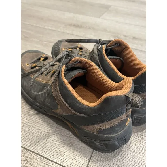 Vasque Juxt 7000 Hiking Trail Shoes Mens 11.5 M Brown Leather Low Top Sneakers