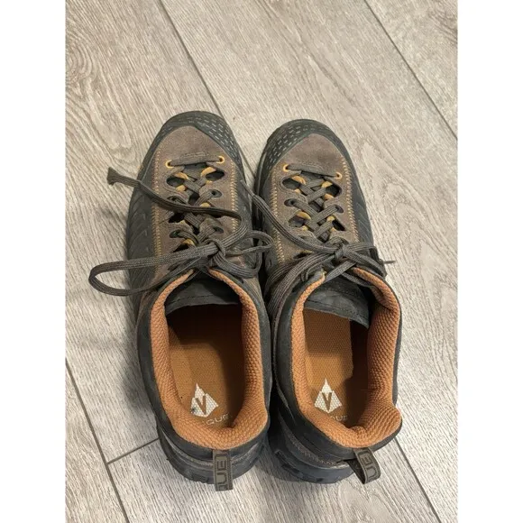 Vasque Juxt 7000 Hiking Trail Shoes Mens 11.5 M Brown Leather Low Top Sneakers
