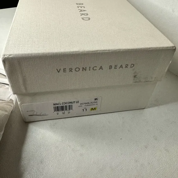VERONICA BEARD Maci Leather Strappy Sandals coconut casual summer comfy outdoor