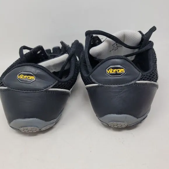 Vibram Fivefingers Shoes M338 Black White Vibrant EU-Sz 42 Womens 10.5 Men 9 NEW
