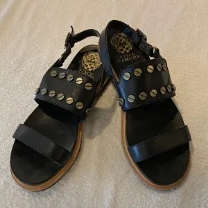 Vince Camuto, black sandals, size 7 1/2
