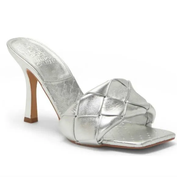 Vince camuto braided heeled sandals