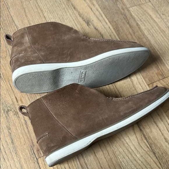 Vince Men's Brown Suede Shoes
