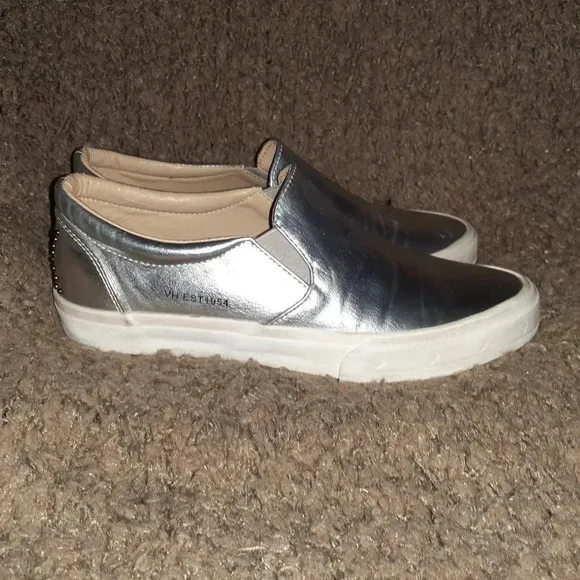 VINTAGE HAVANA 1954-Silver Uppers-Silver Studs-White Soles-Sz 8-Near Mint