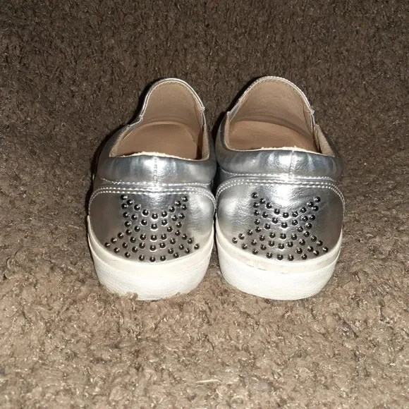 VINTAGE HAVANA 1954-Silver Uppers-Silver Studs-White Soles-Sz 8-Near Mint