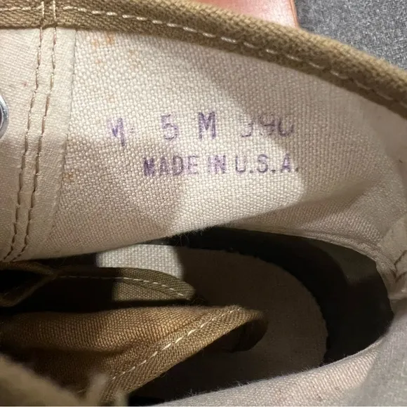 Vintage L.L. Bean Maine High Top Hiking Shoes, Mens 5