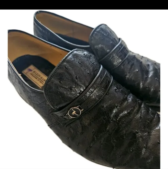 Vintage Ostrich Shoes Made In Italy 13 Wide ?